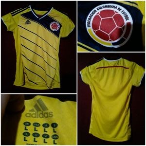 Adidas Federacion Columbiana Futbol Soccer Jersey